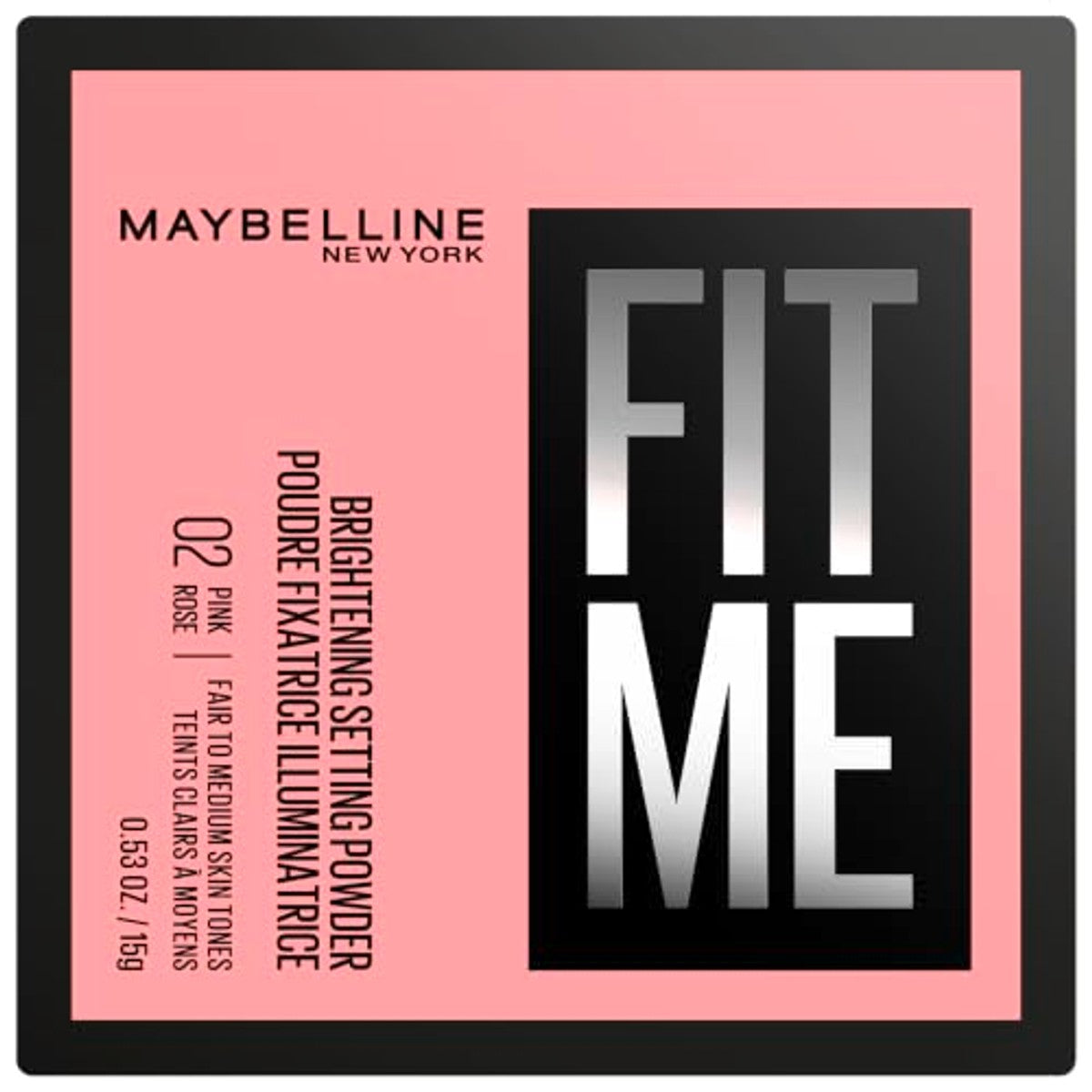 MAYBELLINE Fit Me Loose Setting Powder nr. 02 roze 15 g - 3 stuks