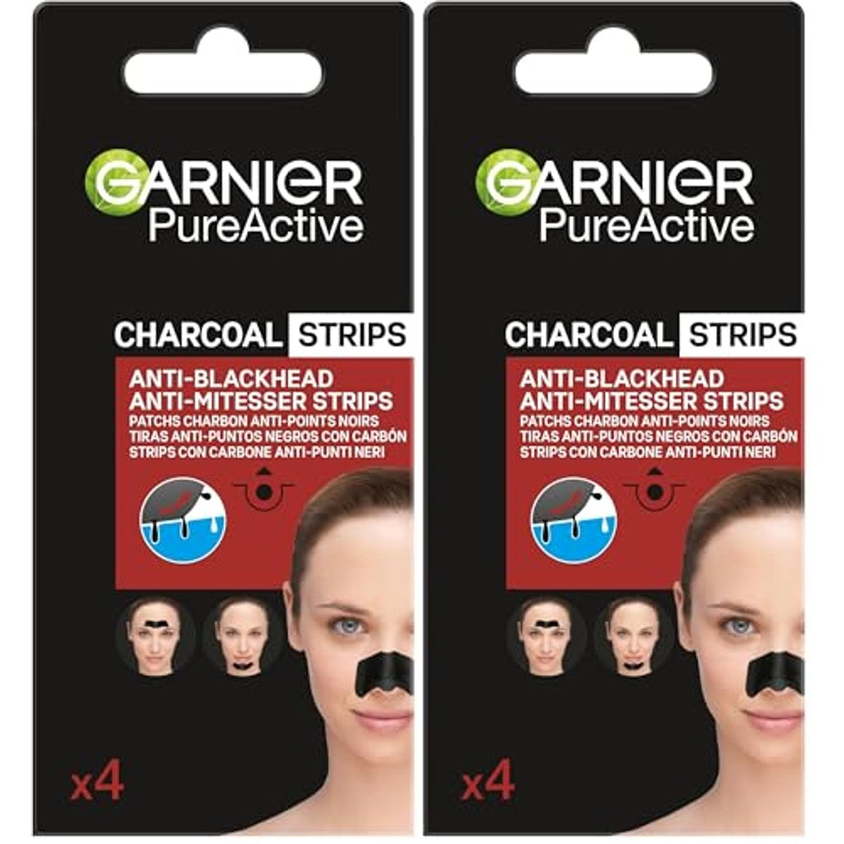 Garnier Huidheldere kooltjes neusstrips tegen mee-eters (verpakking van 2) – Garnier