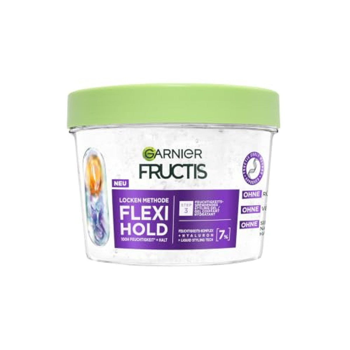 Garnier Fructis Krulmethode Flexi Hold Gel 6 x 370 ml - Voordeelverpakking