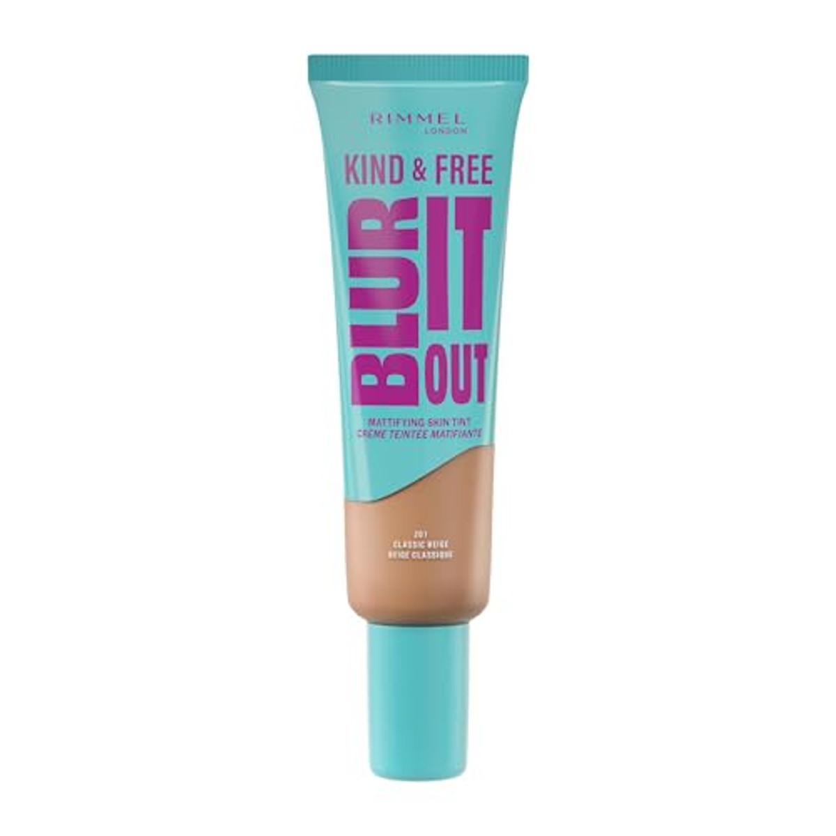 Rimmel London BLUR IT OUT Foundation 201 Classic Beige 30 ml - 3 stuks