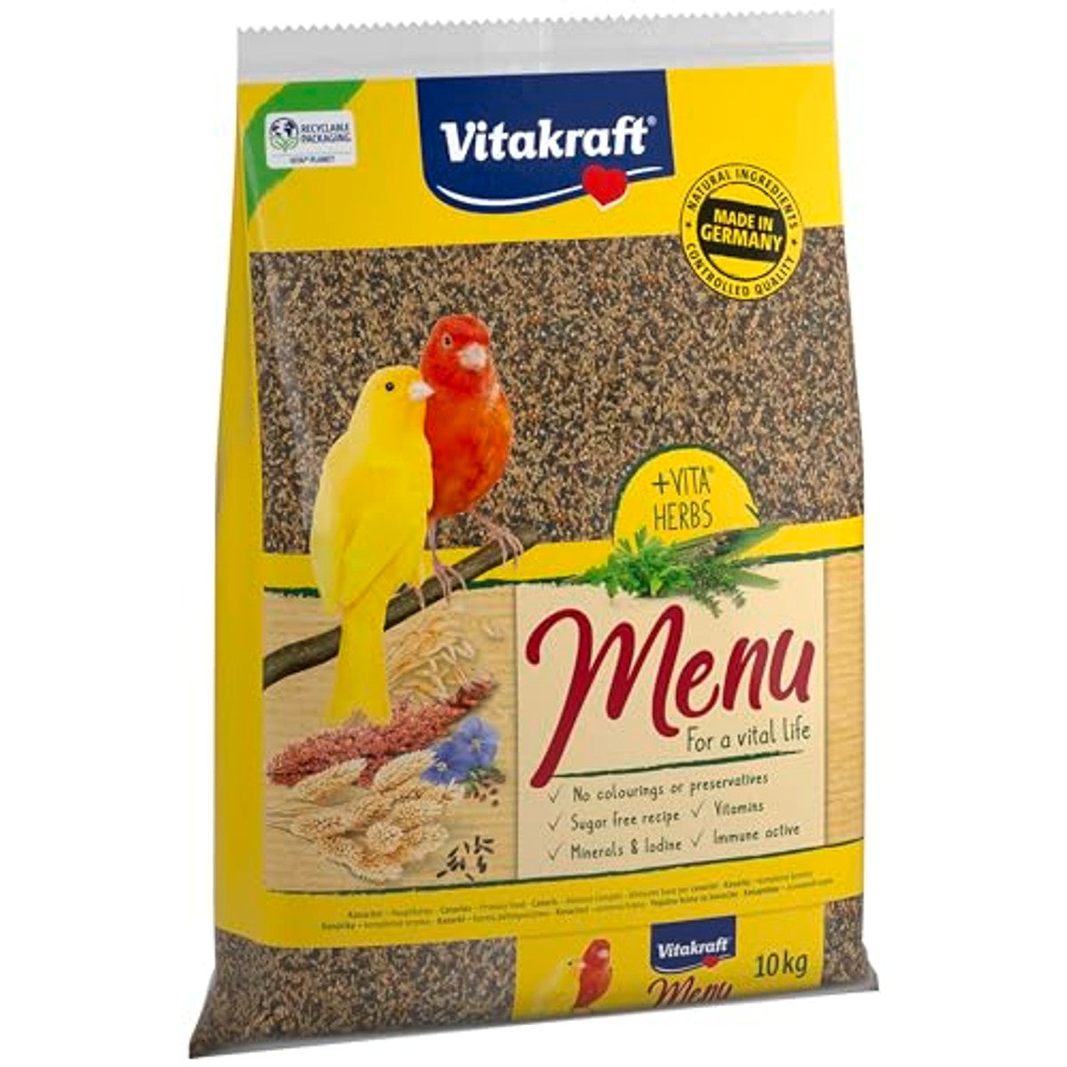 Vitakraft Menu vogelvoer kanaries 1 x 10 kg – foto 2