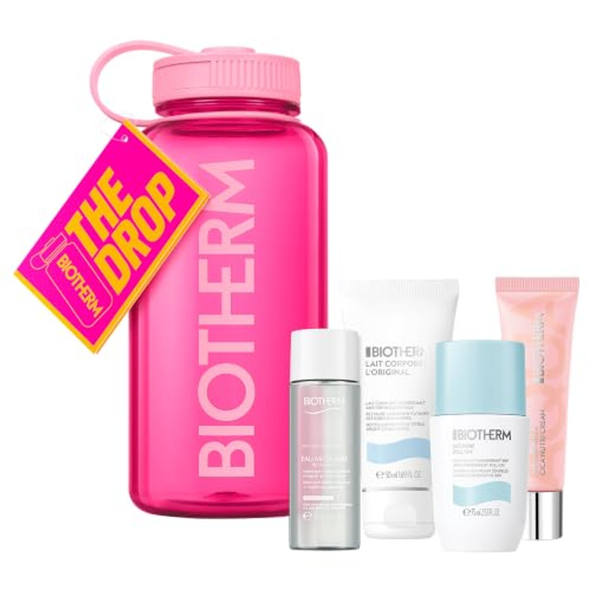 Biotherm Aqua Drop-Set Pink Hydraterende Reisset voor de Normale Huid Reisformaat - 6-pack