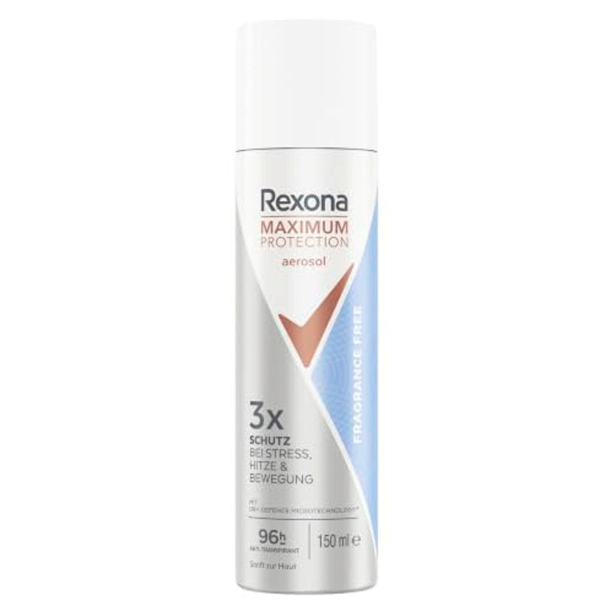 Rexona Maximum Protection Fragrance Free Deospray 6 x 150 ml - Voordeelverpakking
