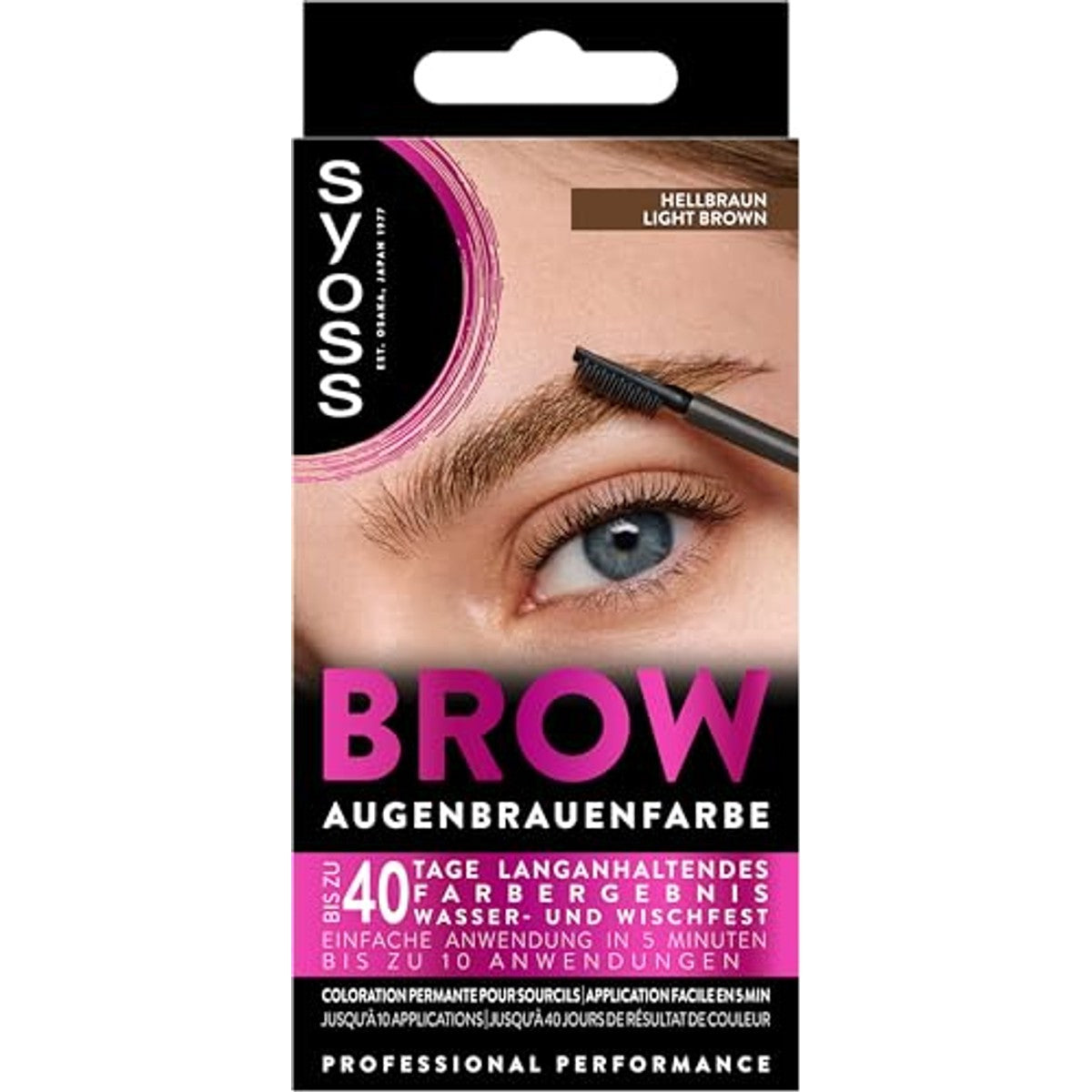 Syoss Wenkbrauwset 5-1 lichtbruin niveau 3 3 x 17 ml - Voordeelverpakking
