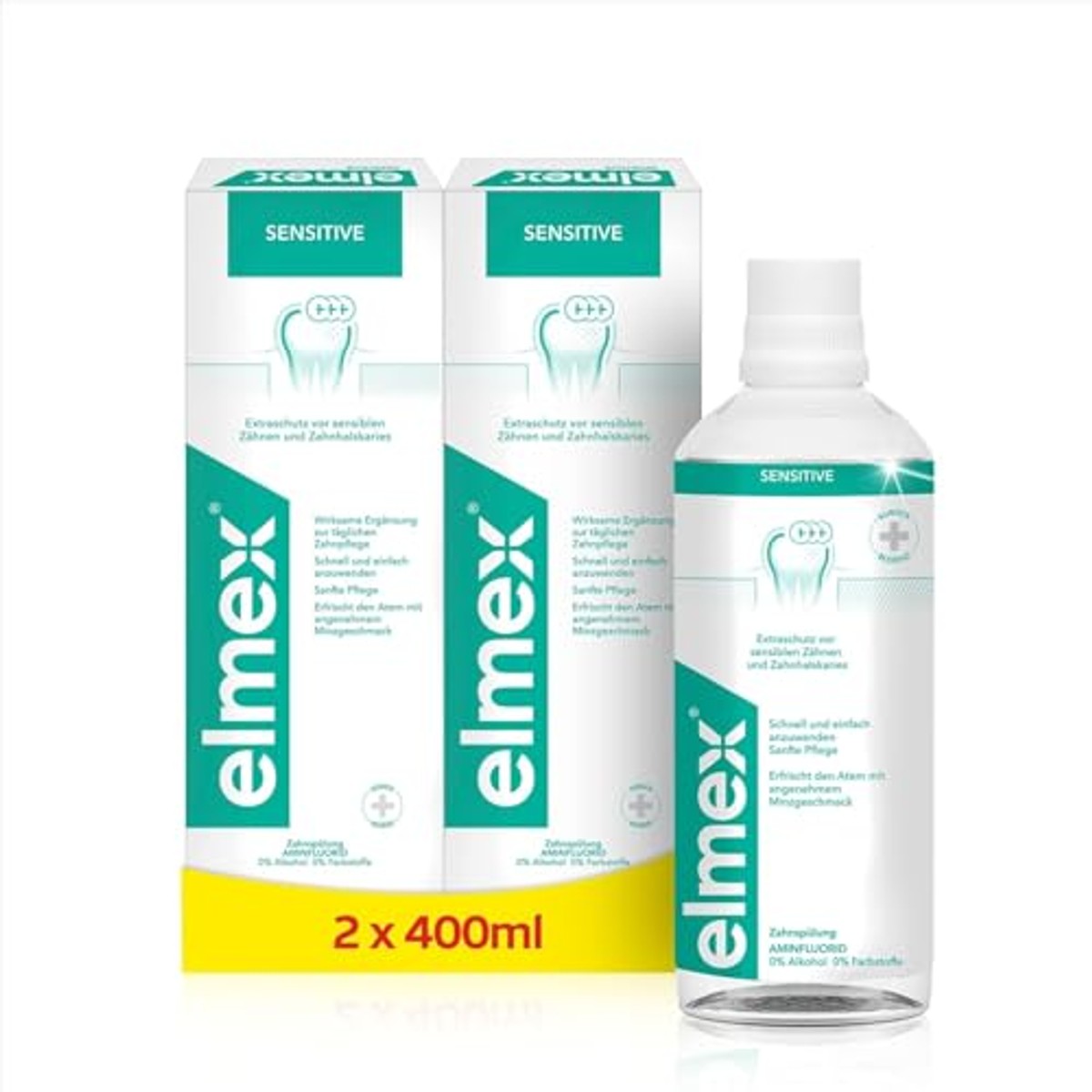ELMEX Sensitive tandspoeling 2 x 400 ml – ELMEX