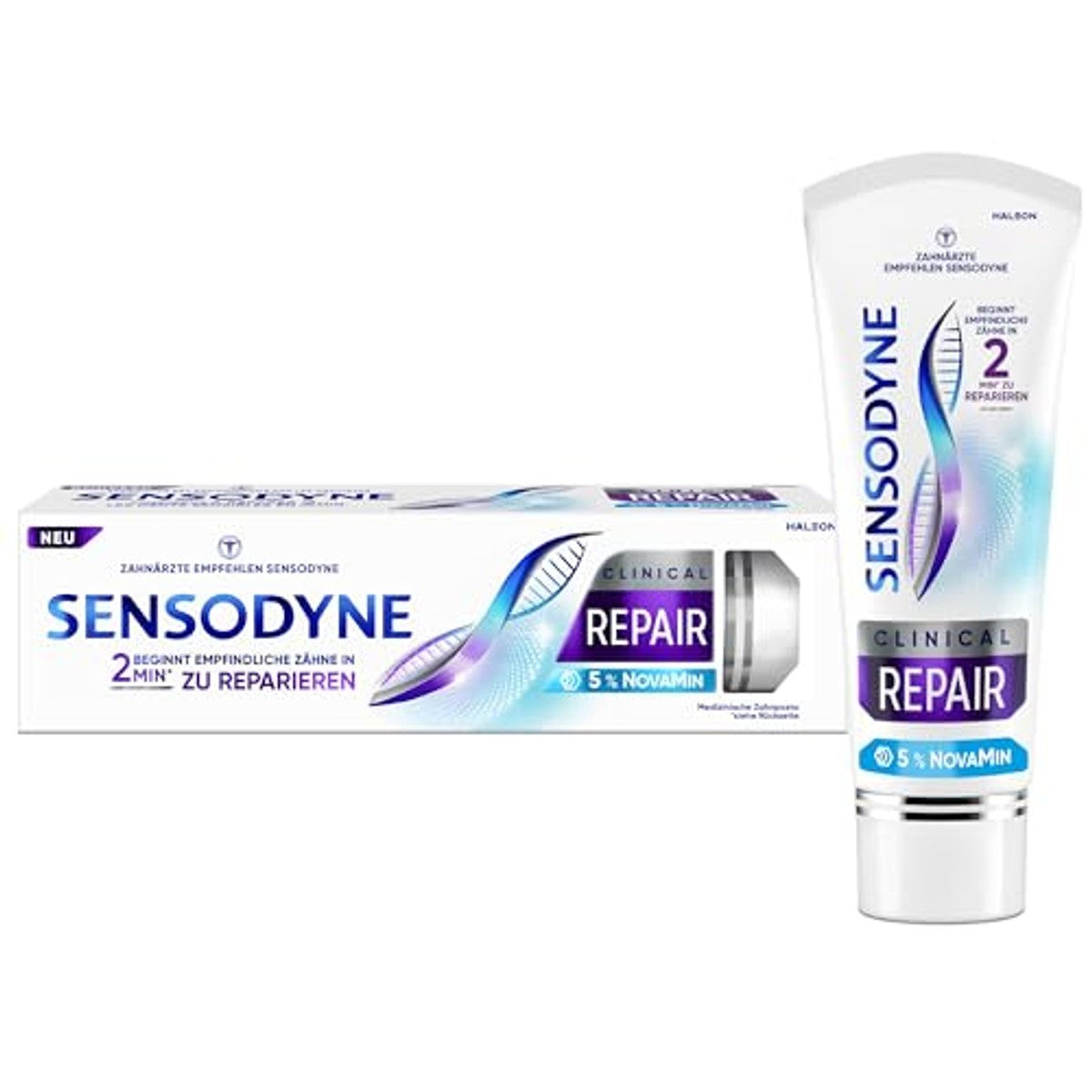 Sensodyne Clinical Repair Tandpasta 5% NovaMin 6 x 75 ml - Voordeelverpakking