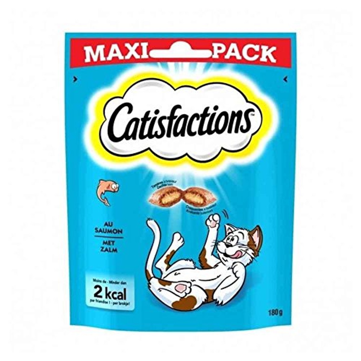 Whiskas Catisfactions kattensnack zalm 180 g - 6-pack – foto 2