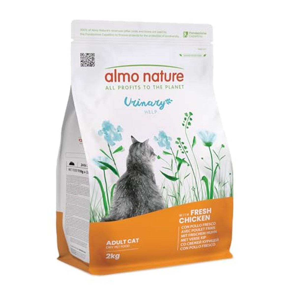 Almo Nature Urinary Help Droogvoer voor Katten met Kip 2 kg - 6-pack