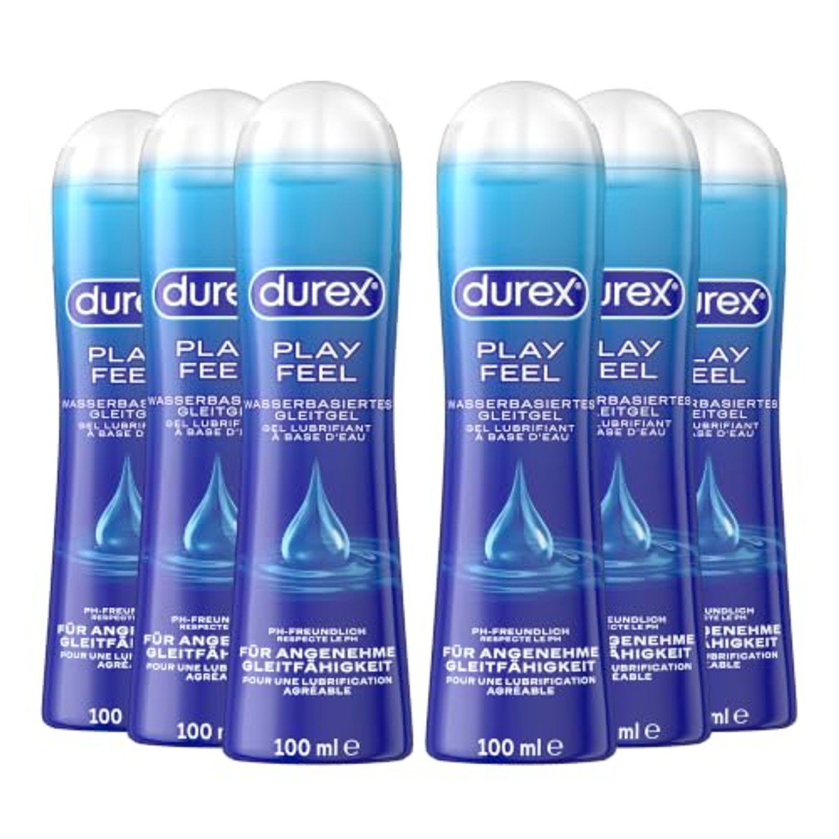 Durex Play Feel glijmiddel 6 x 100 ml – Durex