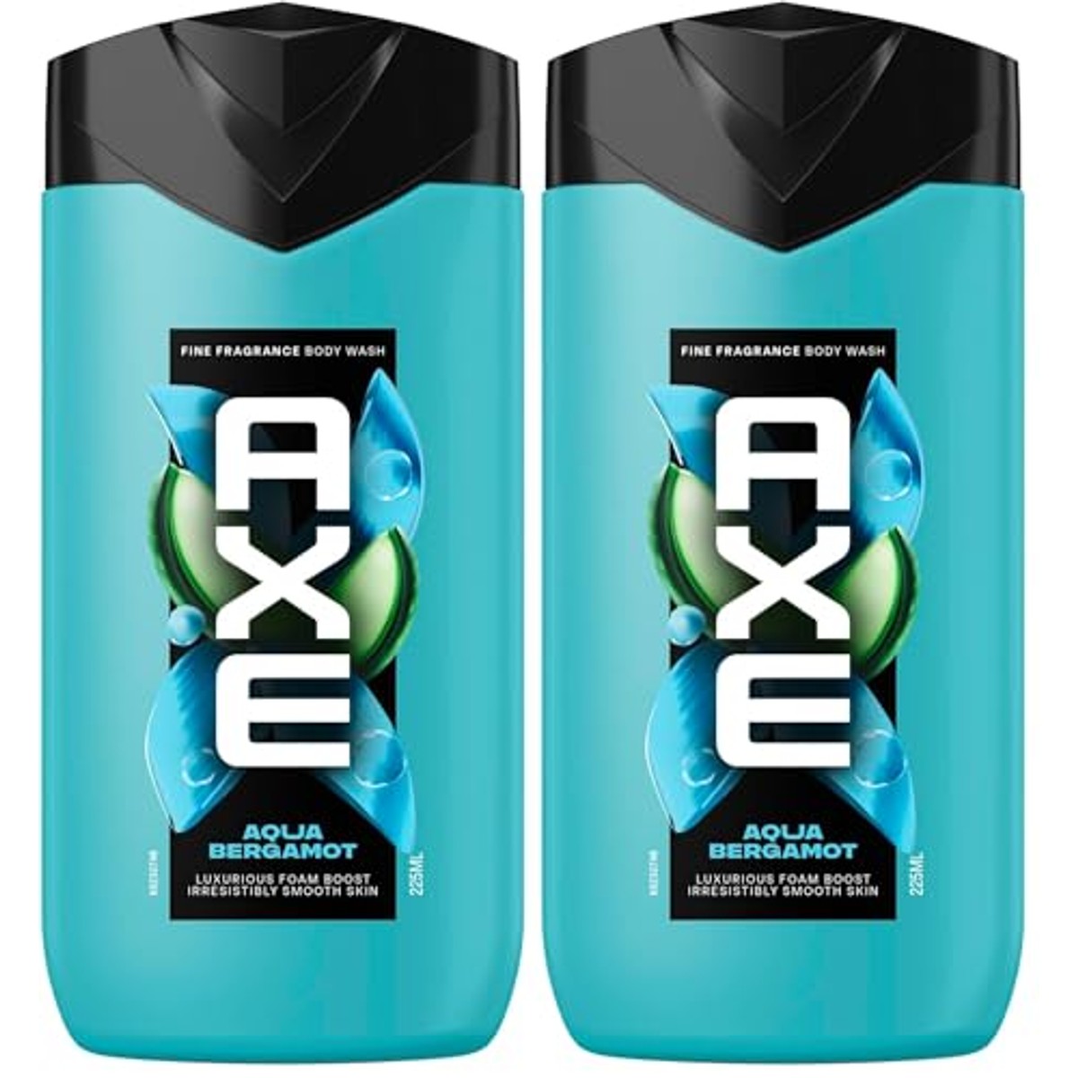 Axe Fine Fragrance Douchegel Aqua Bergamot 225 ml (2 stuks) – Axe