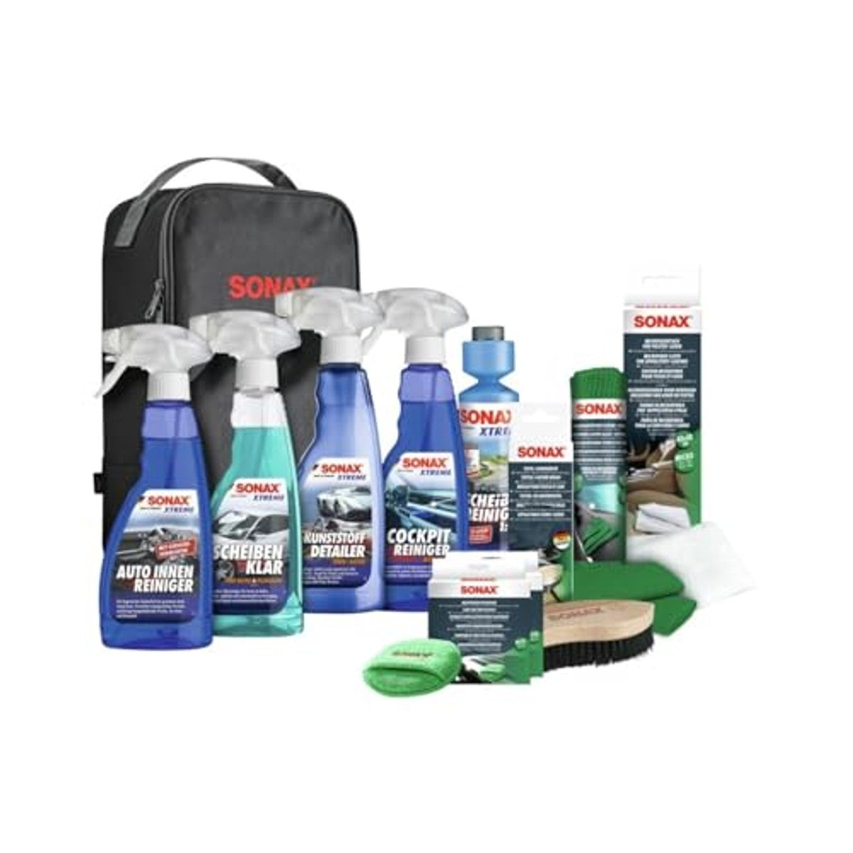 SONAX Interieur + ruitenset incl. tas (11-delig) - 6-pack