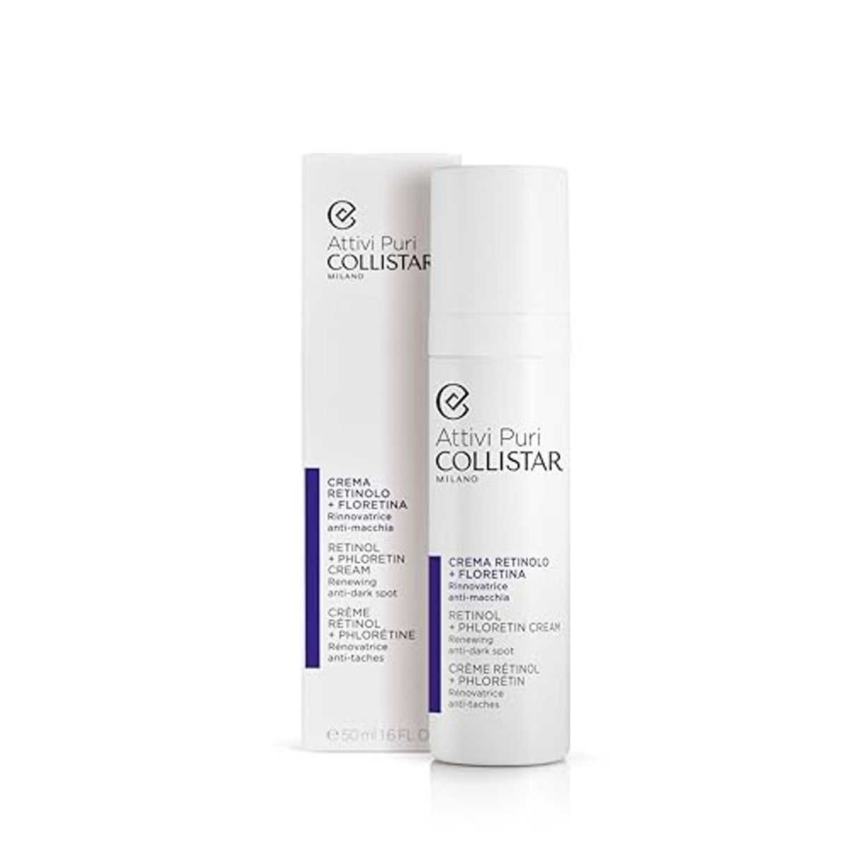 Collistar Attivi Puri Gezichtscrème Retinolo + Floretina 50 ml - 6-pack