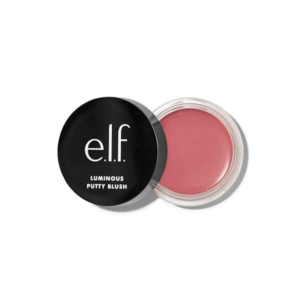 e.l.f. Luminous Putty Blush, Putty-to-Powder, opbouwbare rouge met subtiele glans, sterk gepigmenteerd & romig, veganistisch en dierproefvrij, bermuda – e.l.f.