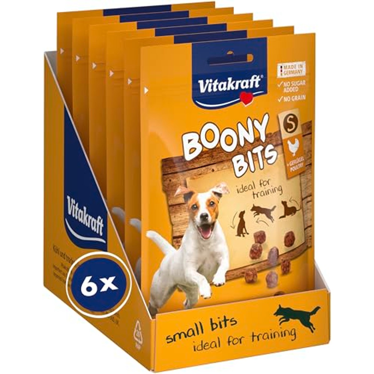 Vitakraft Boony Bits S hondensnack vlezig 6 x 55 g - 6-pack
