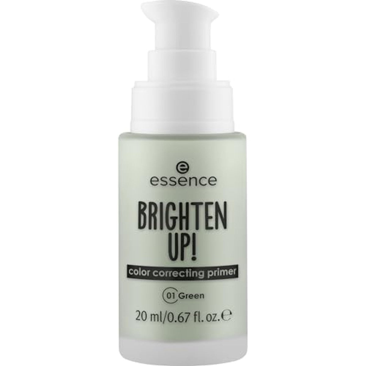 essence BRIGHTEN UP! Color Correcting Primer, nr. 01, groen, hydraterend, primer, verfrissend, veganistisch, zonder parabenen, zonder microplastic deeltjes, vrij van nanodeeltjes, per stuk verpakt (20 | Primer, oplichtend – Essence Cosmetics