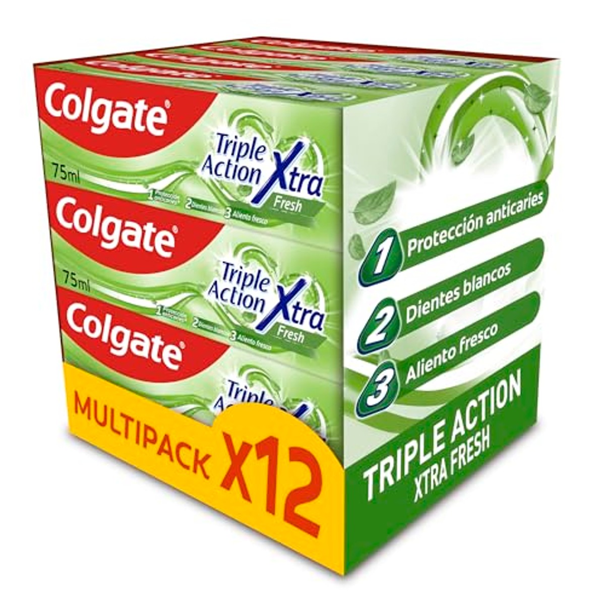 Colgate Triple Action Xtra Fresh Tandpasta 12 x 75 ml – Colgate