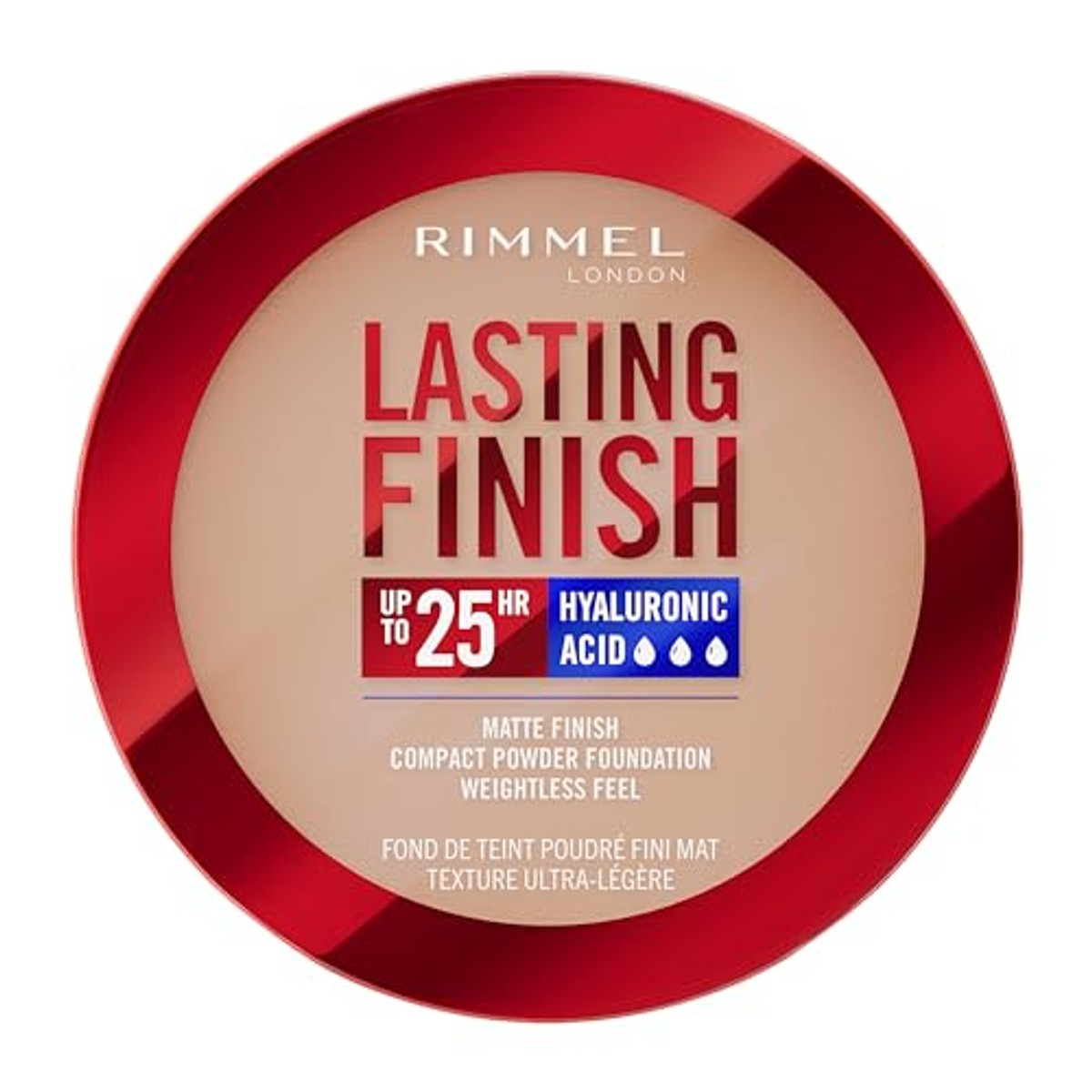 Rimmel London, Duurzame Finish 005 Ivory Compact Foundation, Finish Soft Focus, matte afwerking, volledige dekking, SPF20, veganistische formule, 7 g – Rimmel London