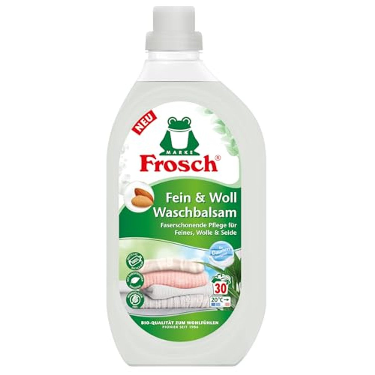 FROSCH Fein & Woll Wasbalsem 1,44 l – FROSCH