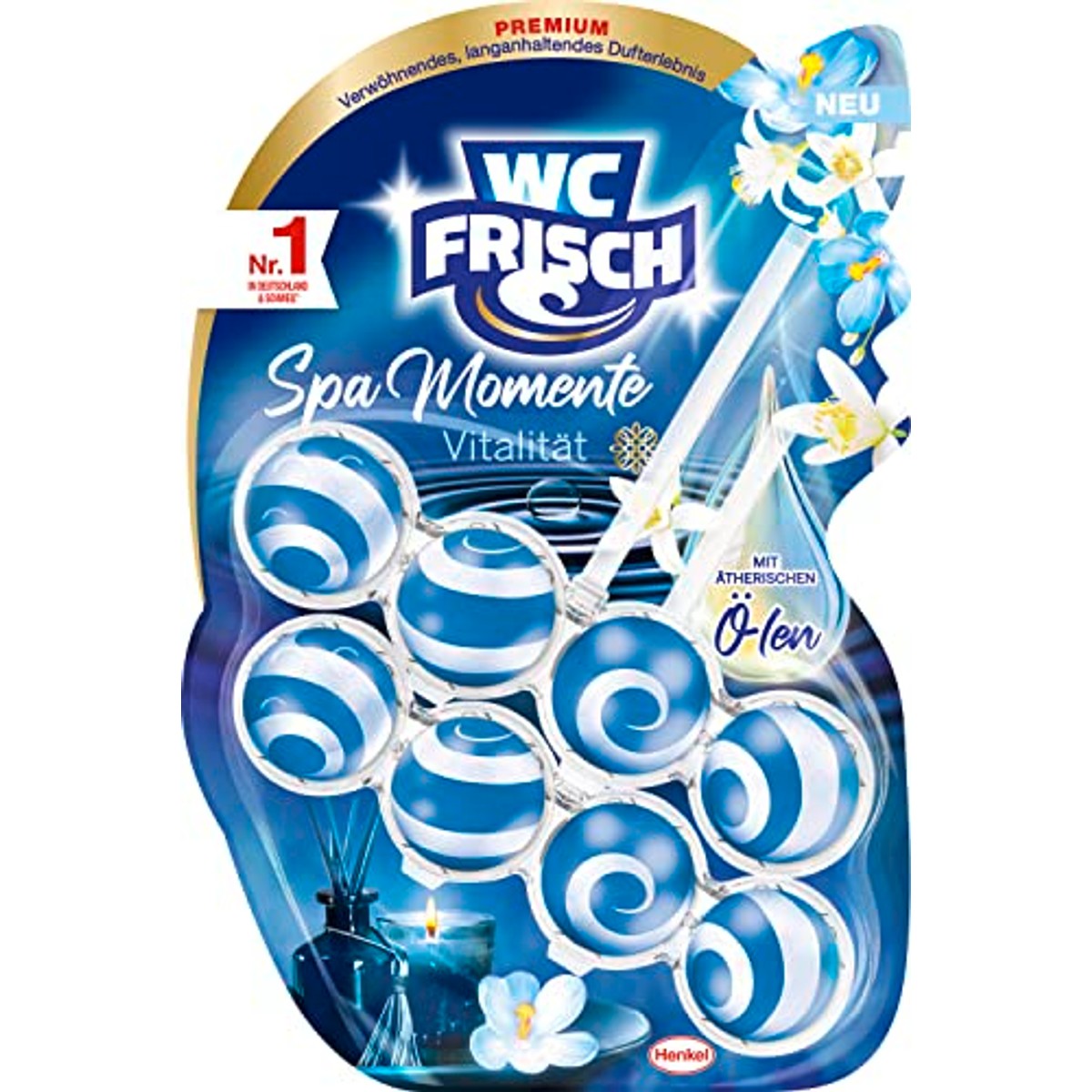 WC-Frisch Spa Moments Vitality toiletsteen 2 x 50 g – WC-Frisch