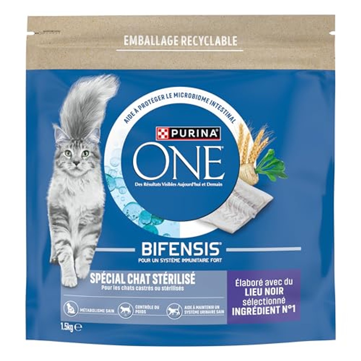 PURINA ONE Speciaal Gesteriliseerd droogvoer kat 1,5 kg – foto 2