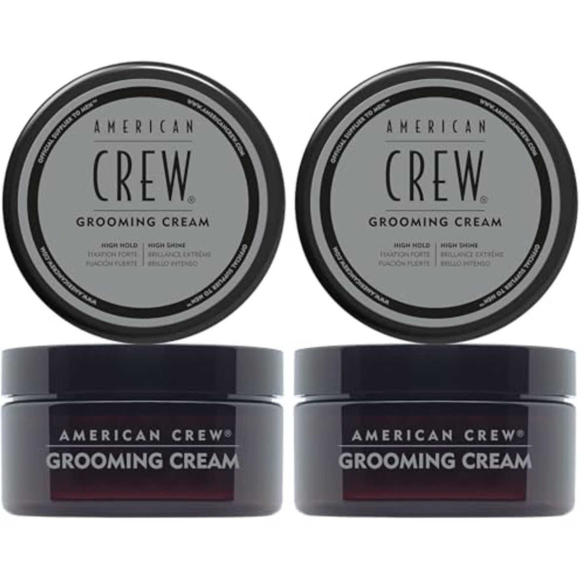 American Crew Grooming Cream Stylingcrème 85 g (Verpakking van 2) - 3-pack