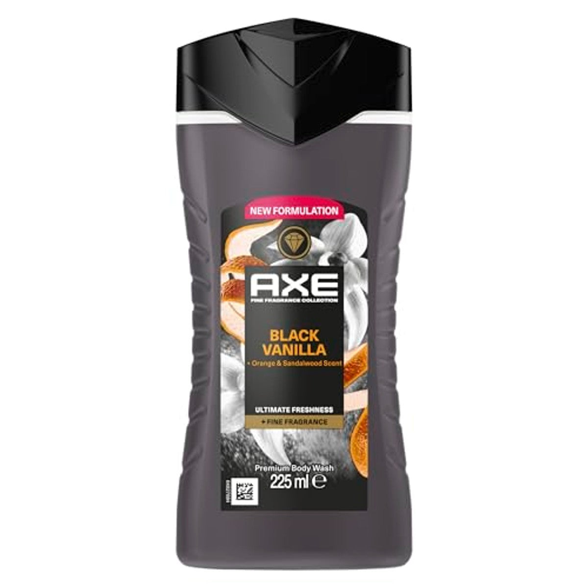 Axe Fine Fragrance Collection Black Vanilla Premium Body Wash 6 x 225 ml - Voordeelverpakking