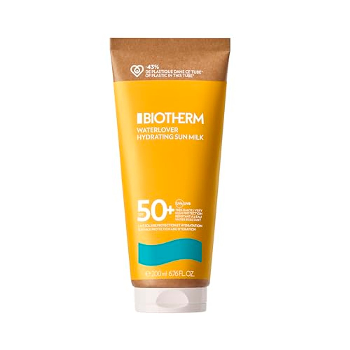 Biotherm Waterlover Hydraterende Zonnemelk SPF 50, 200 ml - 3-pack