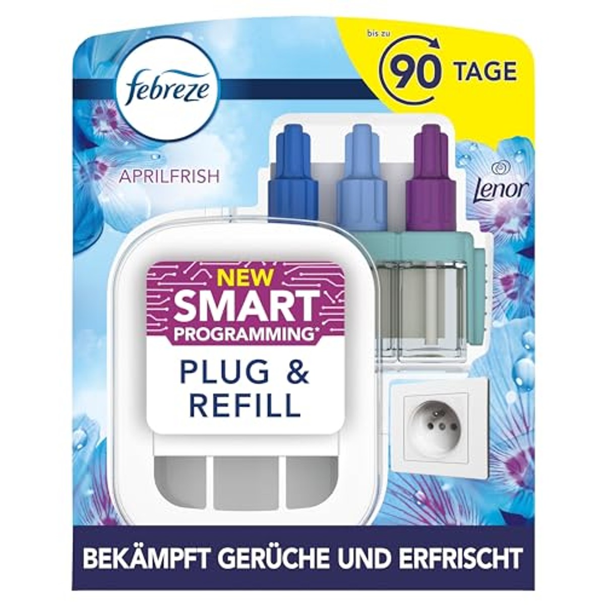 Febreze 3Volution Lenor Aprilfrisch Starterset 3 x 20 ml - Voordeelverpakking