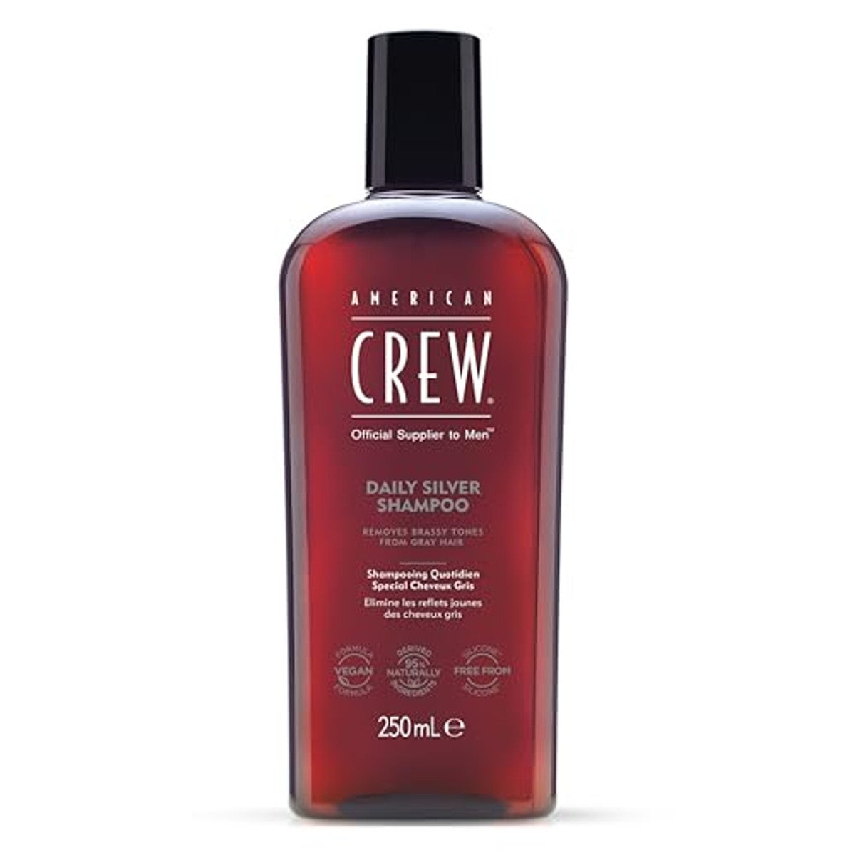 American Crew Daily Silver Shampoo voor Grijs Mannenhaar 250 ml - 6-pack