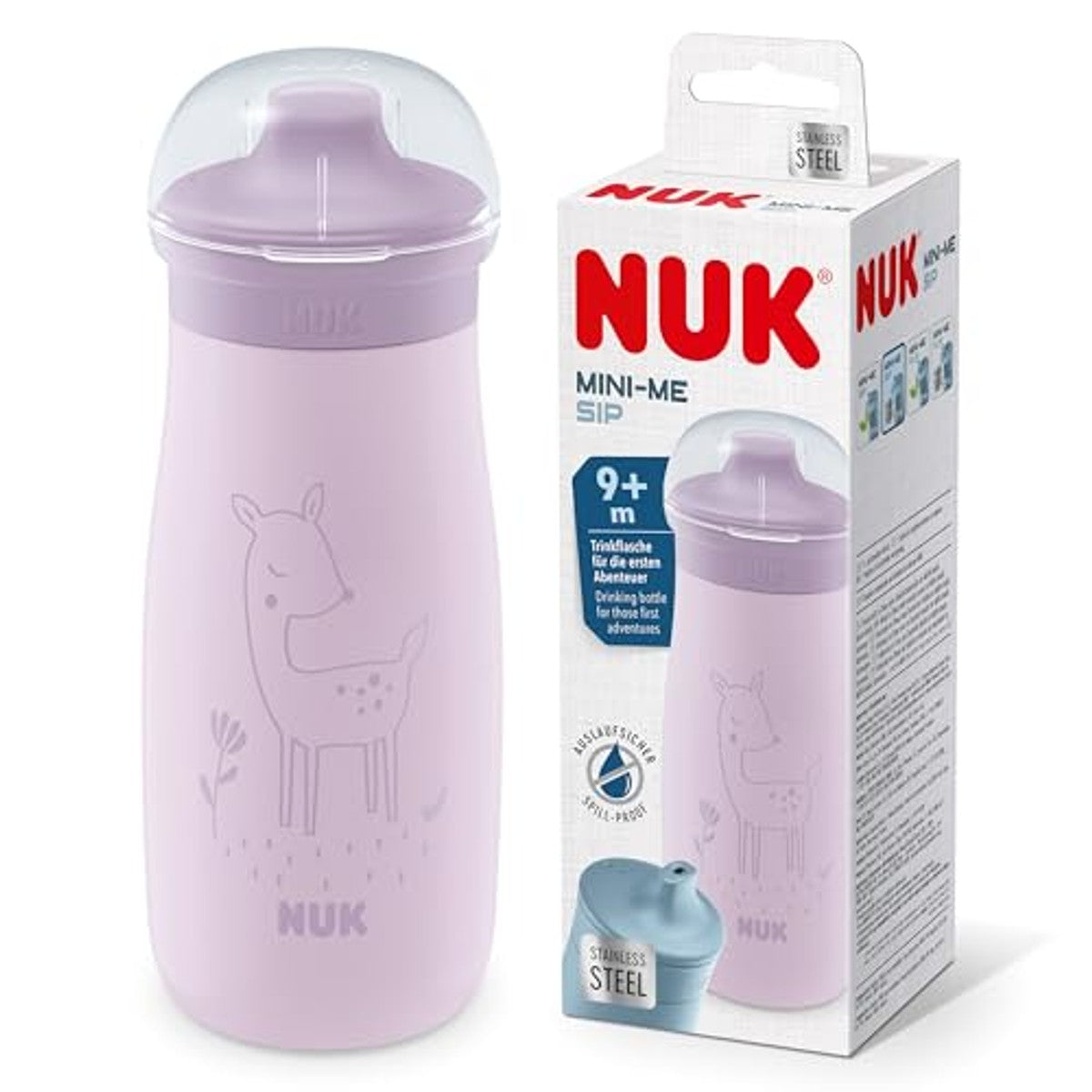 NUK Mini-Me Sip paars hert 300 ml – foto 2