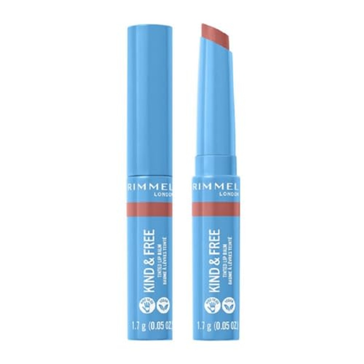 Rimmel Kind & Free Tinted Lippenbalsem, 002 Natural Abrikoos, 1,7 g – Rimmel London