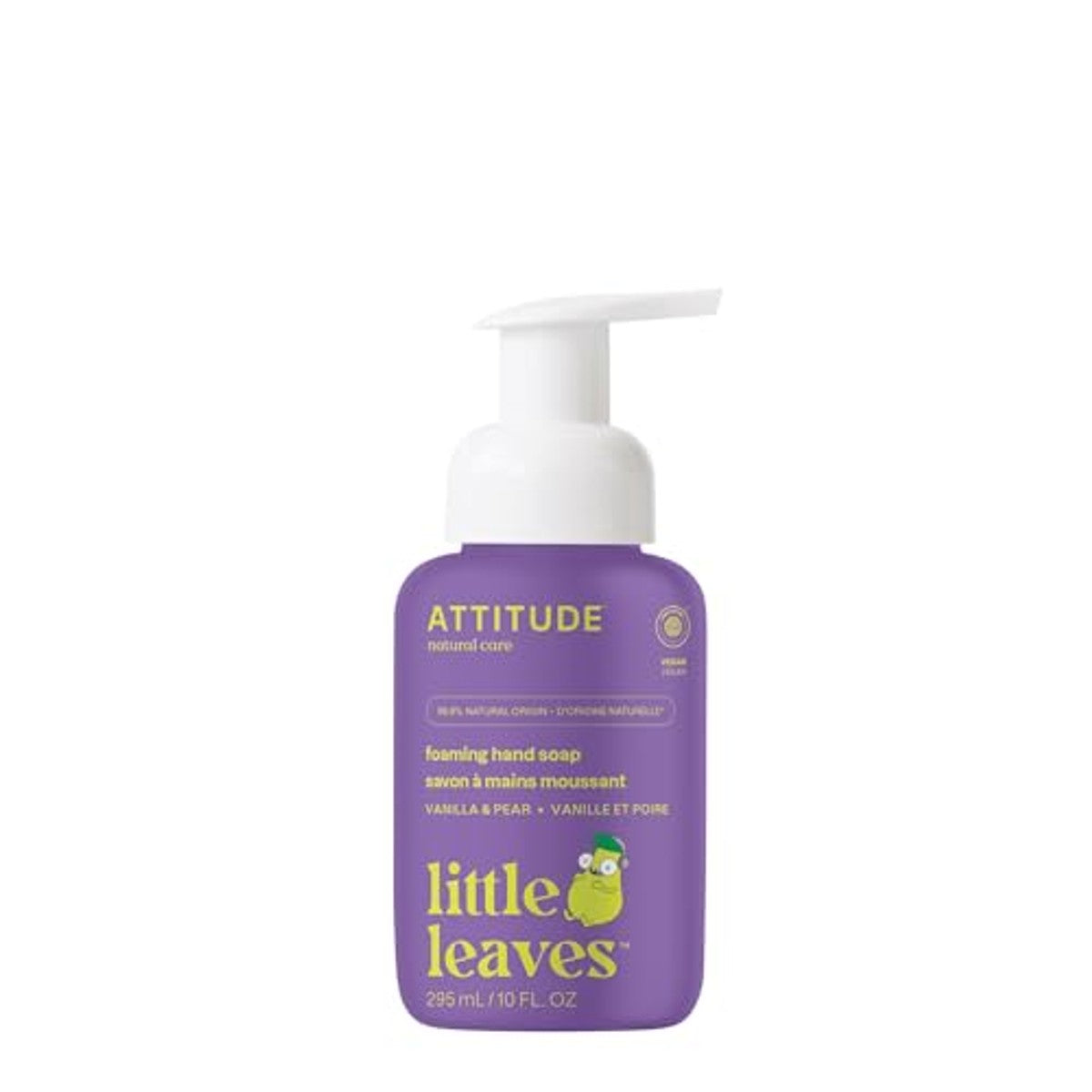 Attitude Foaming Handzeep voor Kinderen Vanille en Peer 295 ml - 6-pack – foto 2