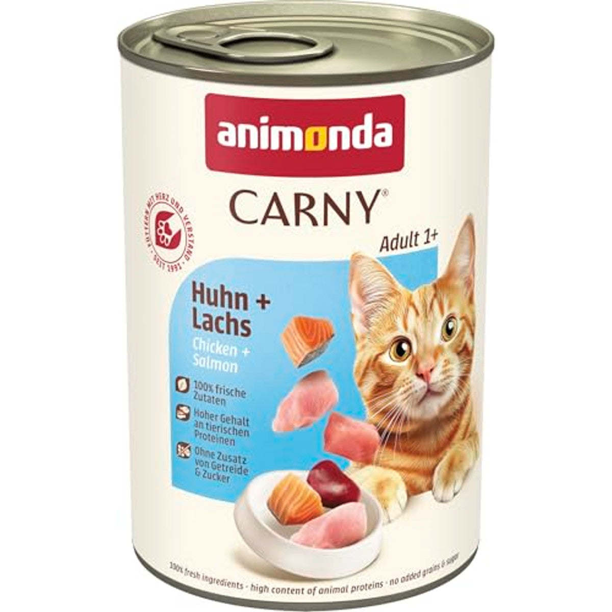 animonda Carny Adult natvoer kattenvoer kip en zalm 6 x 400 g - 6-pack