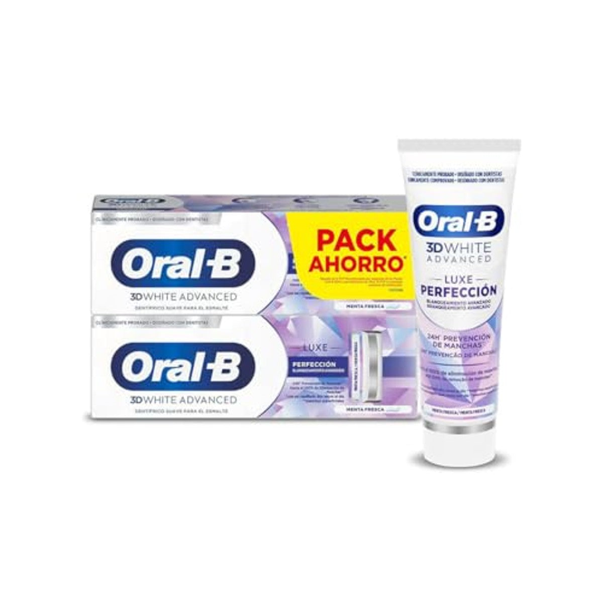 Oral-B 3D White Advanced Luxe Perfection Tandpasta 2 x 75 ml – Oral-B