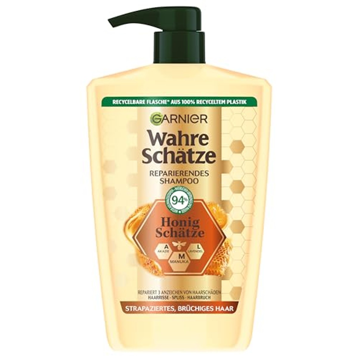 Garnier Echte Schatten Herstellende Shampoo Honing Schatten 3 x 1000 ml - Voordeelverpakking