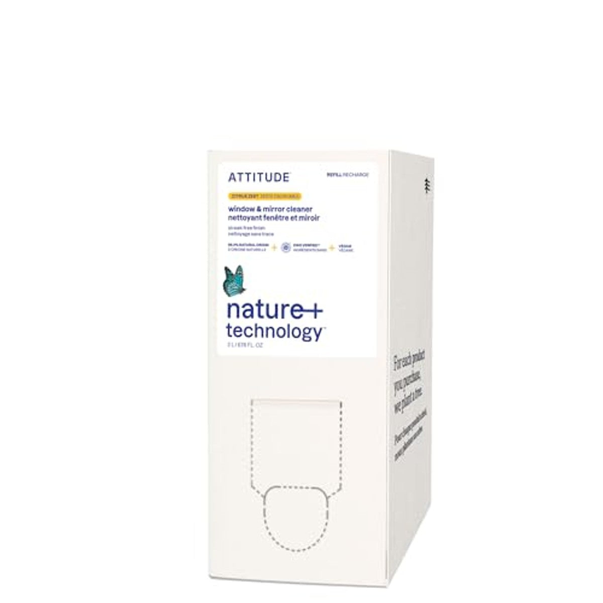 Attitude Raam- en Spiegelreiniger Citrusschaal 2 l - 6-pack