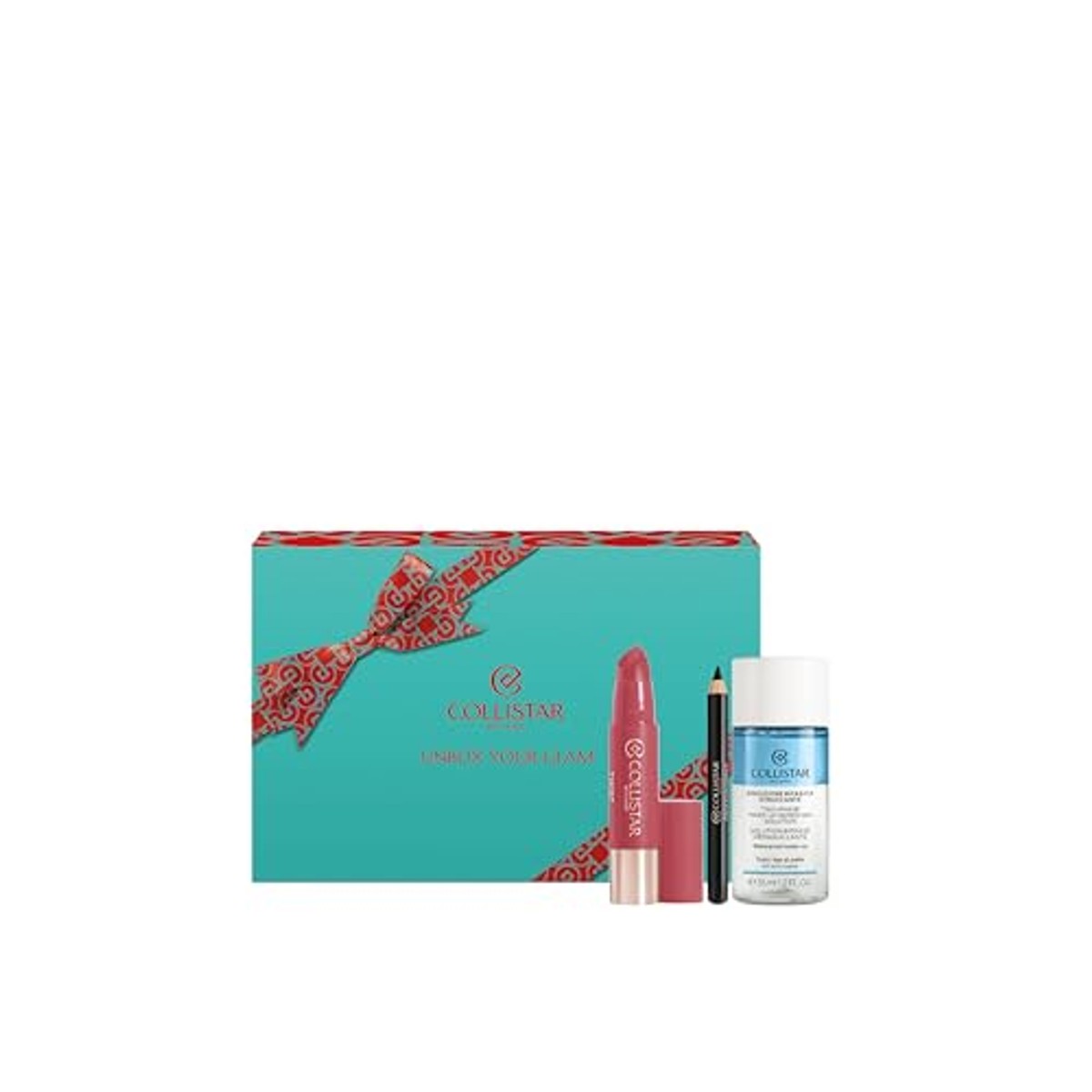 Collistar Twist Balmy Gloss Cadeauset + Mini-Oogstift + Make-up Remover 35 ml - 6-pack