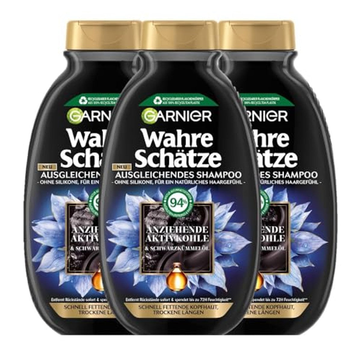 Garnier Ware Schätze balancerende shampoo 3 x 250 ml – Garnier