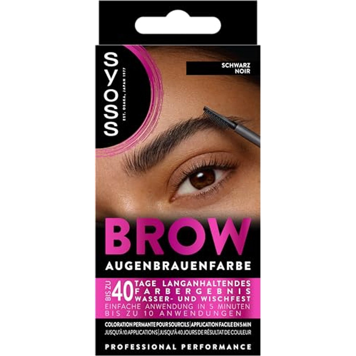 Syoss Wenkbrauwset 1-1 Zwart Niveau 3 6 x 17 ml - Voordeelverpakking