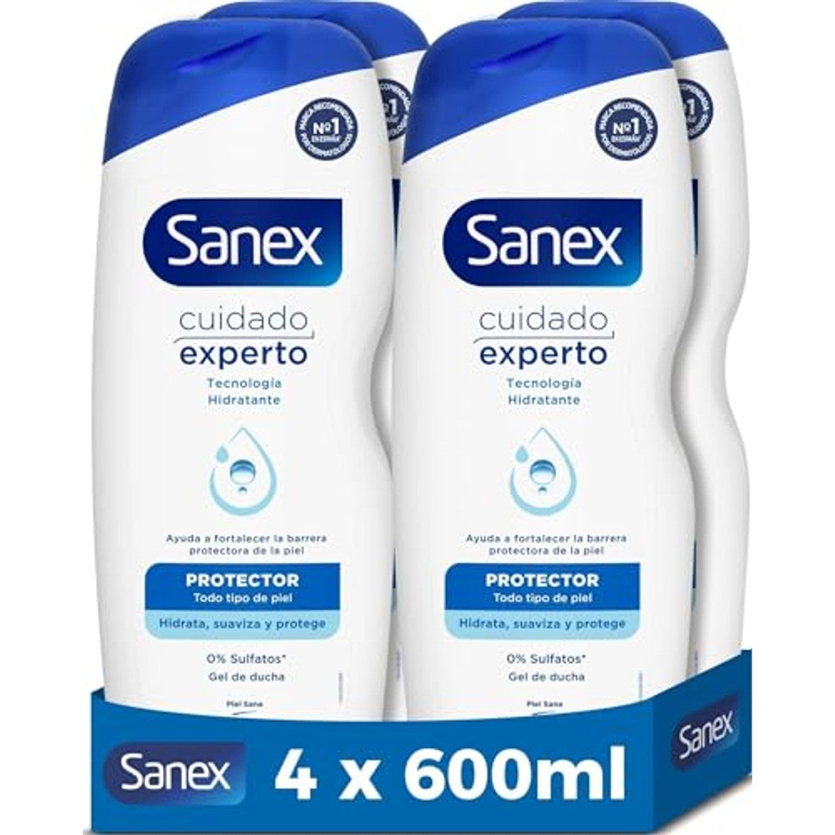 Sanex Care Expert Protector Douchegel 4 x 600 ml – Sanex