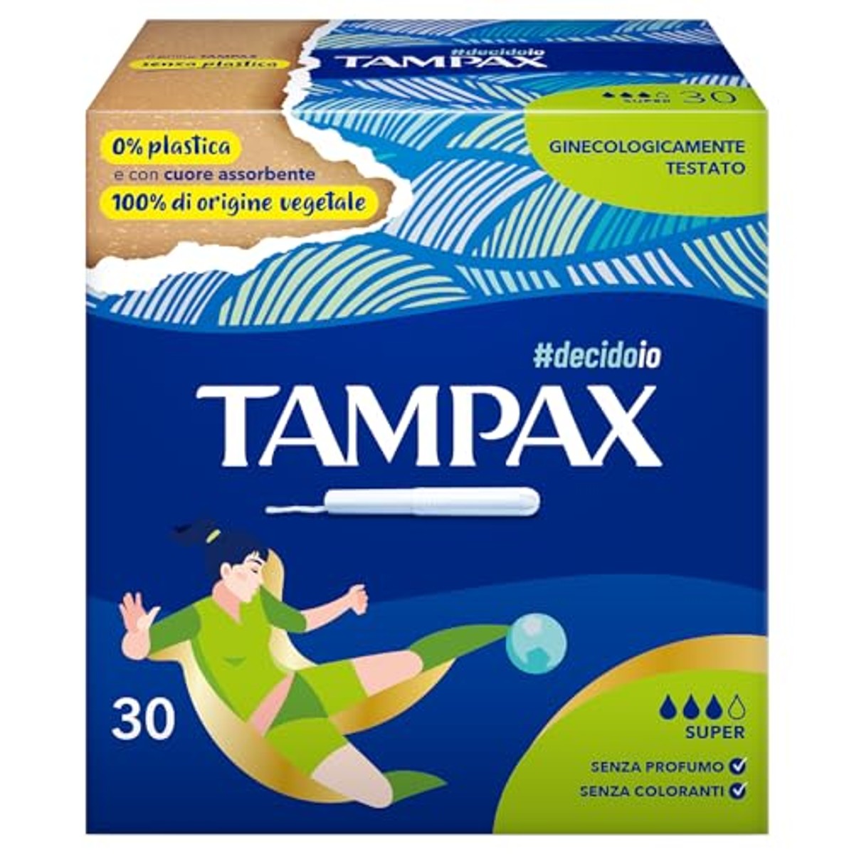 Tampax Super Tamponsück 6 x 30 st - Voordeelverpakking