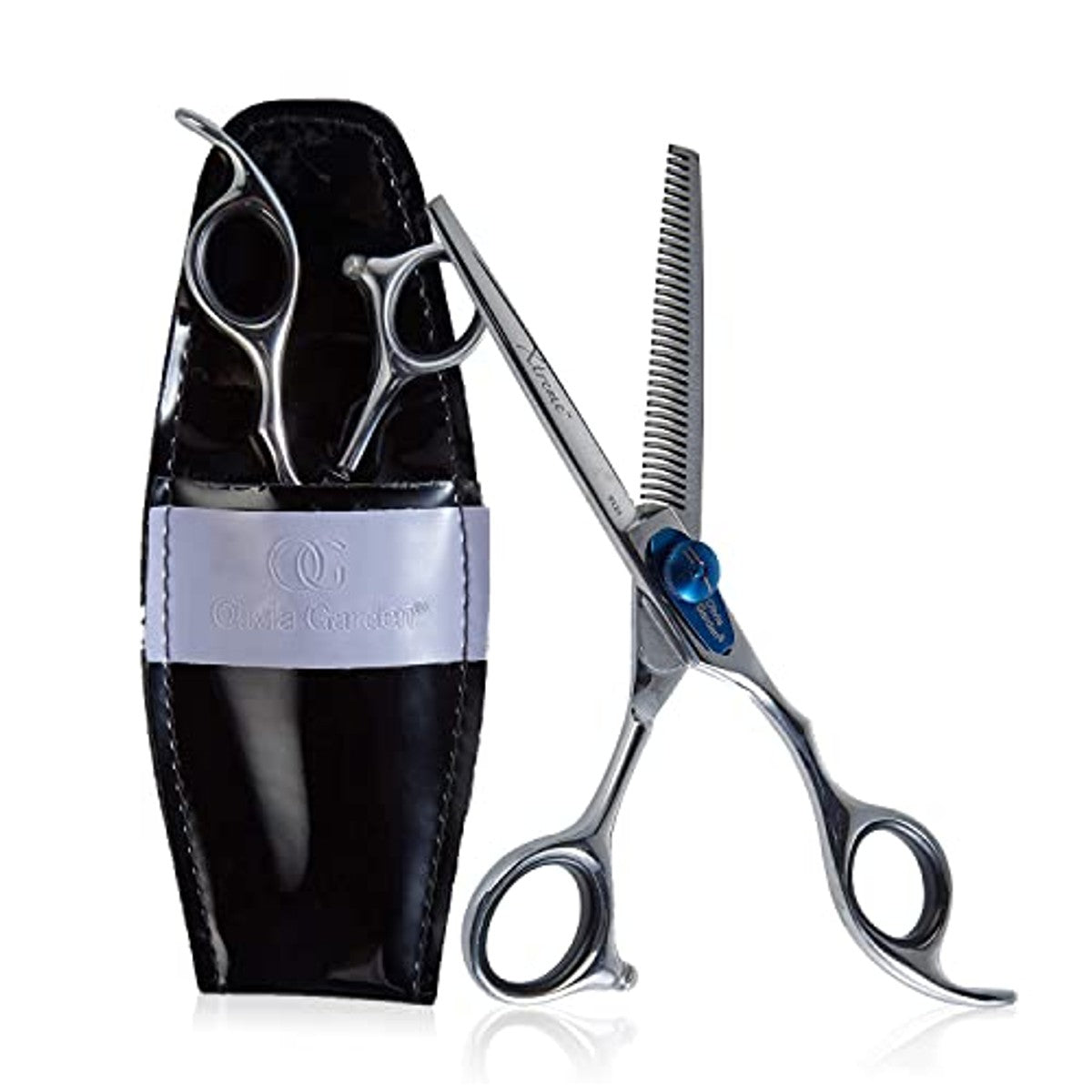 Olivia Garden Xtreme 6,0 inch effileerschaar met 35 tanden - rechtshandige schaar - ergonomische handgreep, instelbare spanning, perfect voor uitdunnen en textureren
