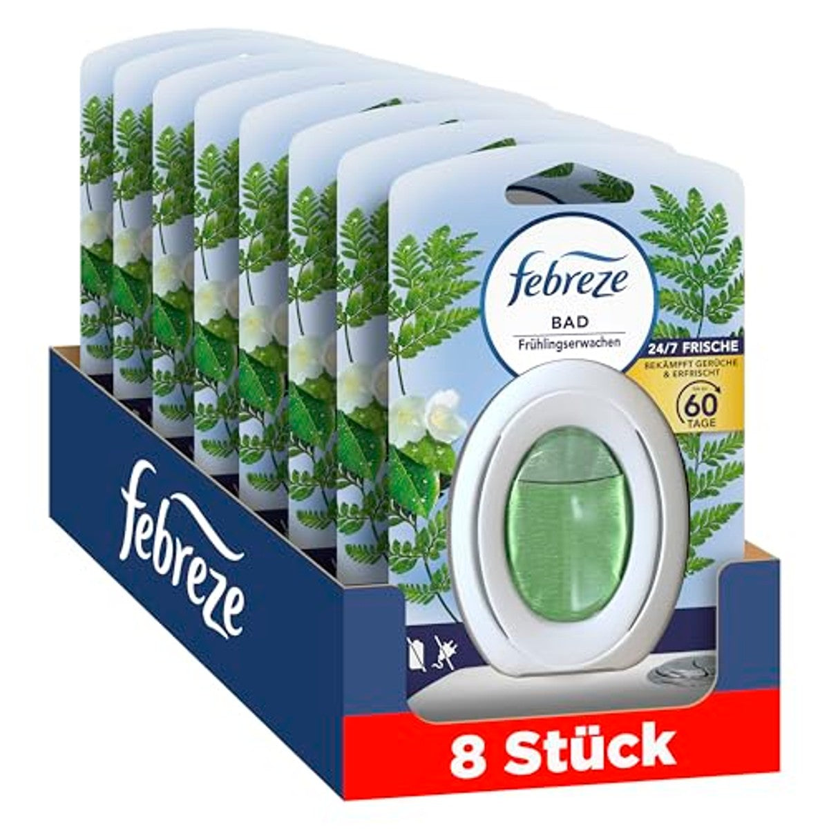 Febreze Voorjaarswaken badkamerluchtverfrisser 8 x - 3-pack