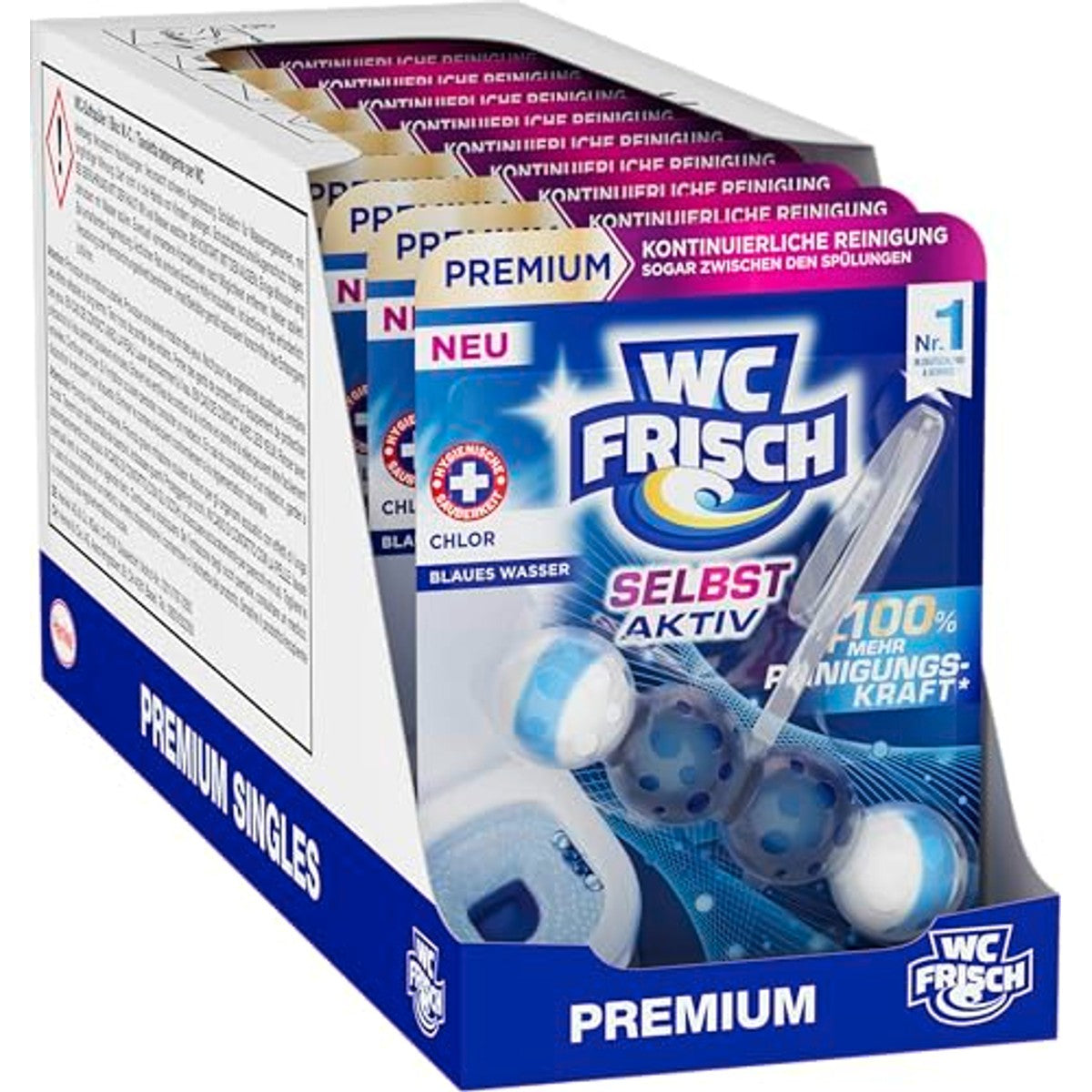 WC-Frisch Zelf actief chloor blauwe spoeler 10x50 g – WC-Frisch