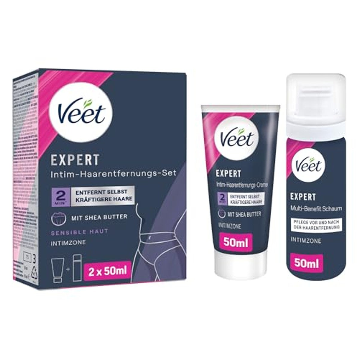 Veet Expert Intim ontharingsset 2 x 50 ml – Veet