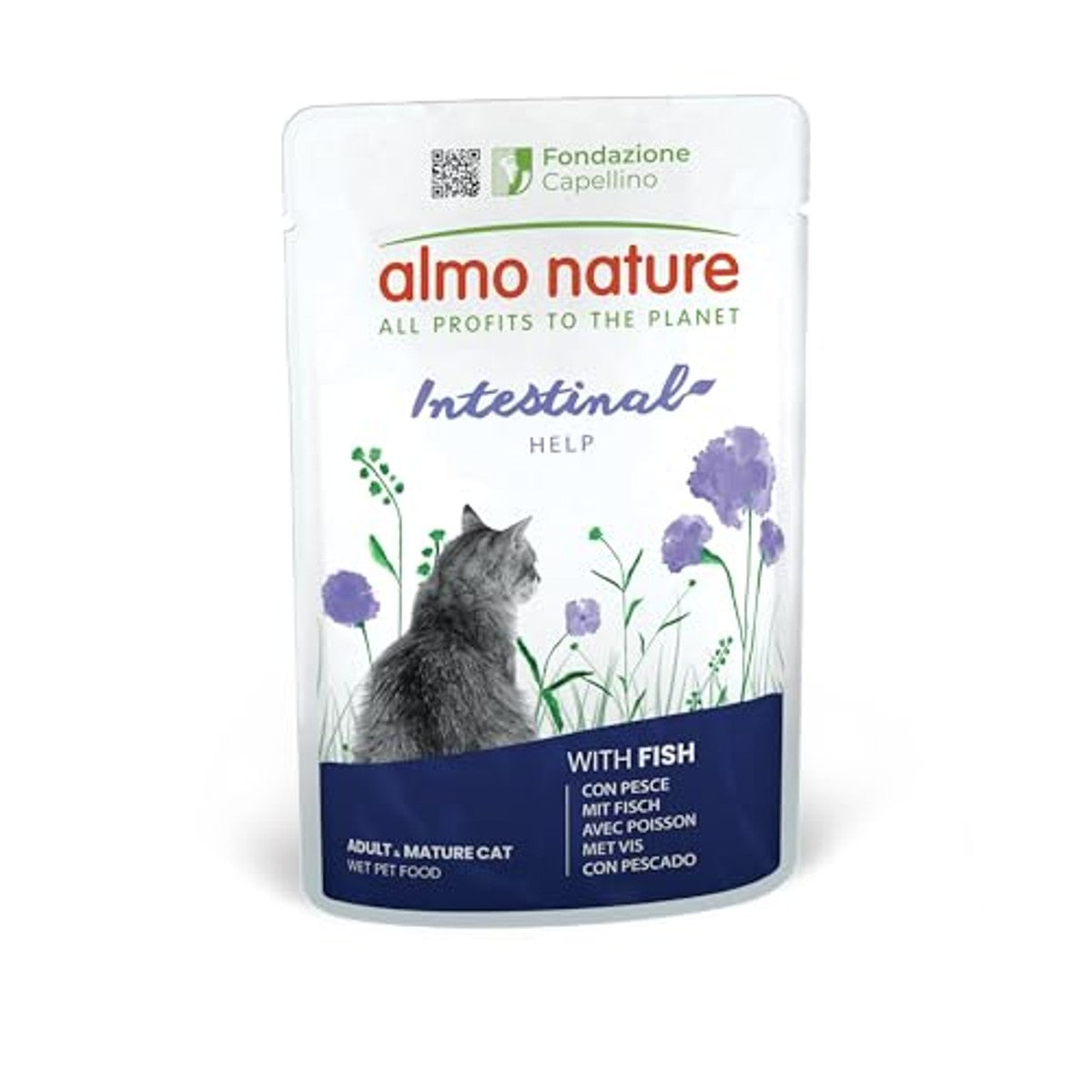 Almo Nature Intestinal Help Kattenvoer met Vis 30 x 70 g - 6-pack