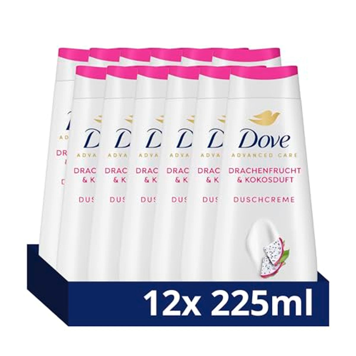 Dove Advanced Care Douchecrème Verkwikkende verzorging 6 x 225 ml - Voordeelverpakking