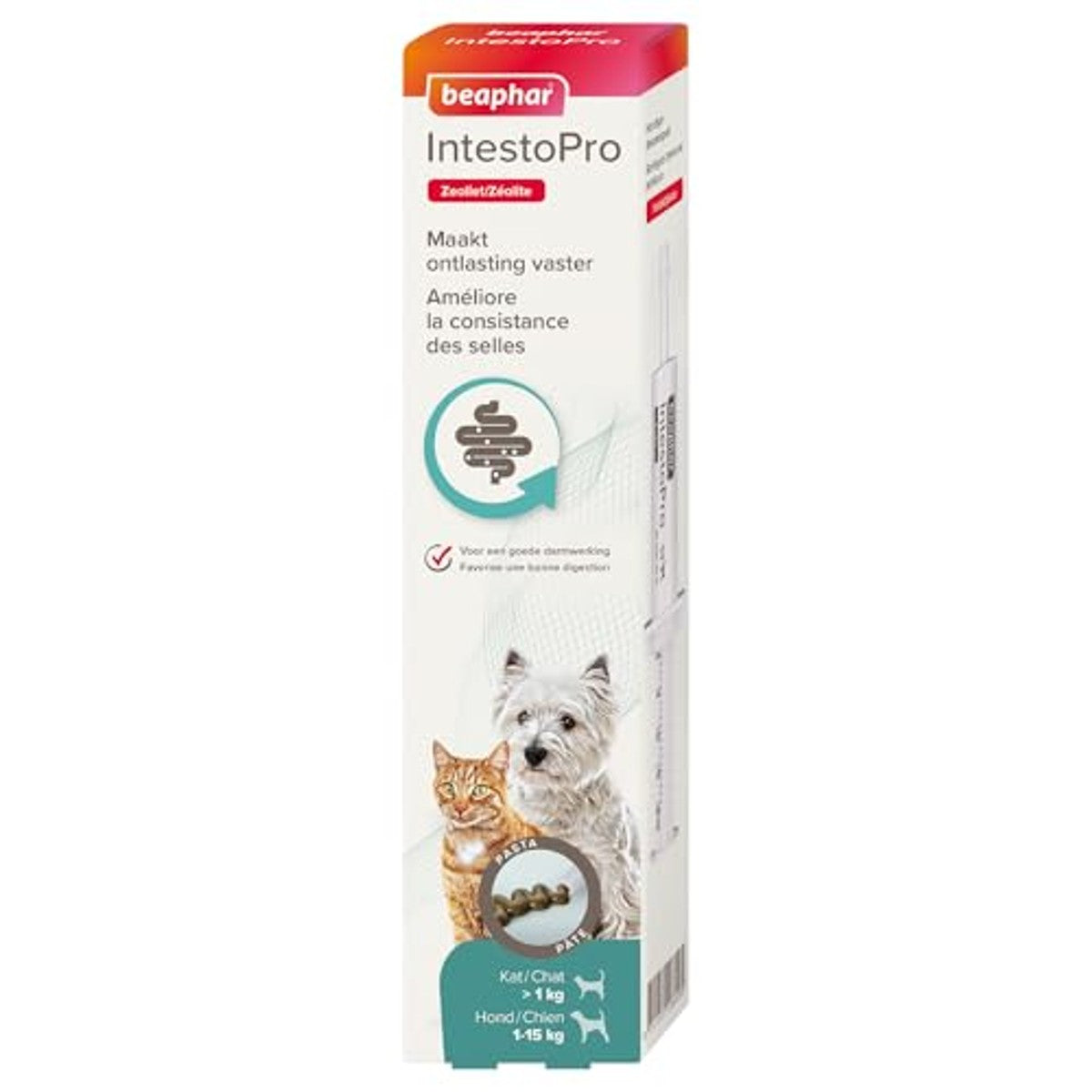 Beaphar Intestopro Pasta kat & hond tot 15 kg - 20 ml - 3-pack