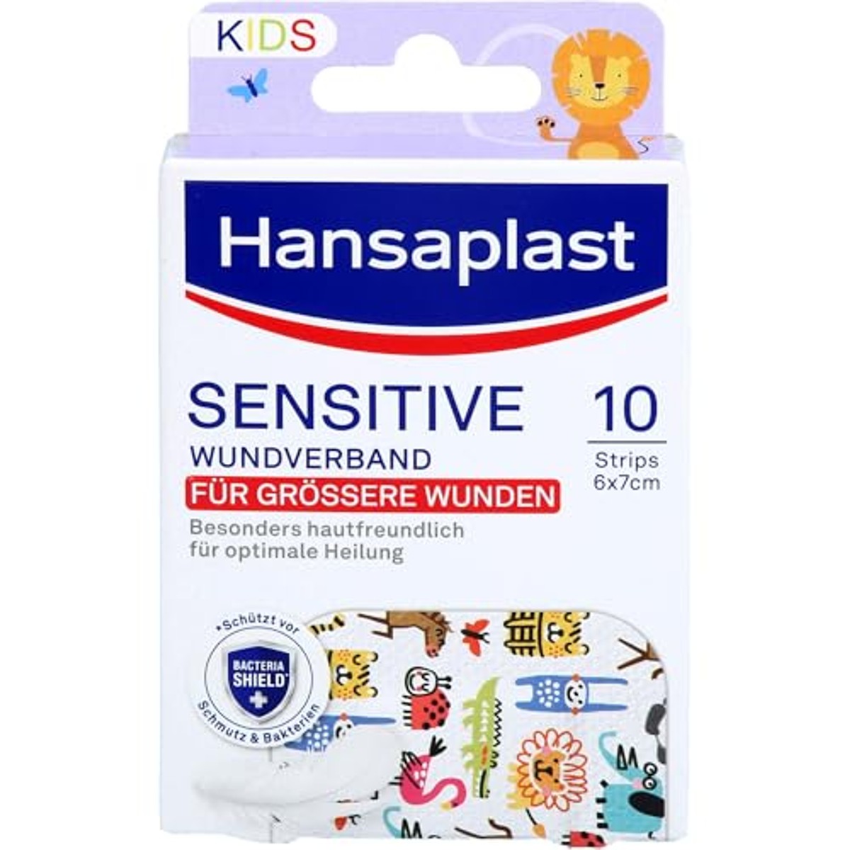Hansaplast Sensitive Kids wondverband 6 x 7 cm 10 pleisters – Elastoplast