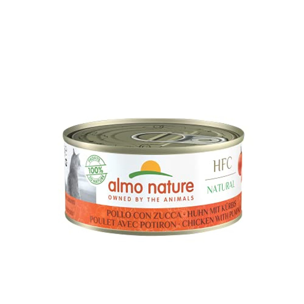 Almo Nature HFC Natural Kattenvoer Tonijn en Kip 24 x 150 g - 3-pack